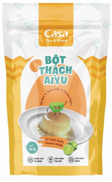 Bột thạch 1kg - Trà Và Nguyên Liệu Pha Chế Casa - Công Ty TNHH Casa