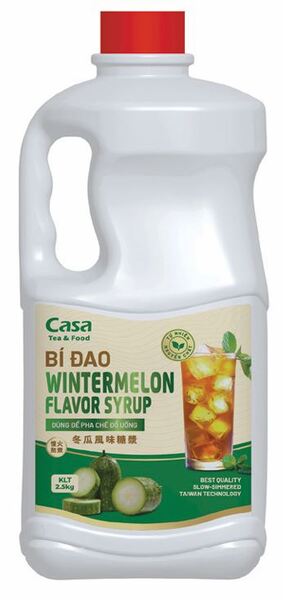 Dòng syrup 2,5kg - Trà Và Nguyên Liệu Pha Chế Casa - Công Ty TNHH Casa