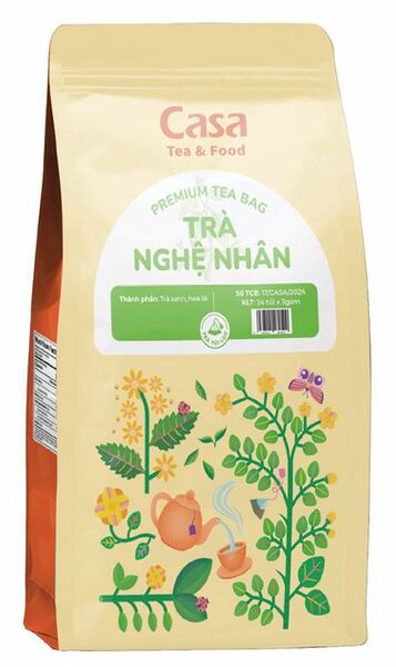 Dòng trà túi lọc 24 túi x 3g - Trà Và Nguyên Liệu Pha Chế Casa - Công Ty TNHH Casa