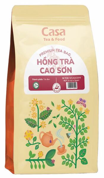 Dòng trà túi lọc 24 túi x 3g - Trà Và Nguyên Liệu Pha Chế Casa - Công Ty TNHH Casa