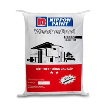 Bột trét tường ngoại thất Skimcoat WeatherGard - Sơn Bảo Huy - Công Ty TNHH Bảo Huy