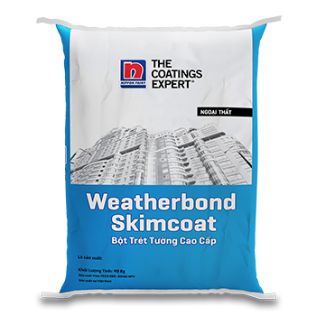Bột trét tường ngoại thất Weatherbond Skimcoat - Sơn Bảo Huy - Công Ty TNHH Bảo Huy