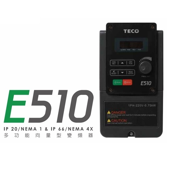 Biến tần teco E510 - Điện Cơ Teco Việt Nam - Công Ty TNHH Công Nghệ Điện Cơ Teco Việt Nam