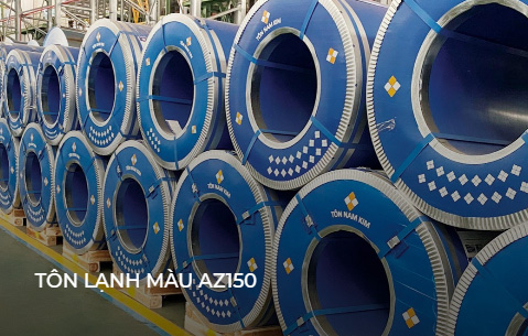 Tôn lạnh màu AZ150 - Tôn Nam Kim - Công Ty Cổ Phần Thép Nam Kim
