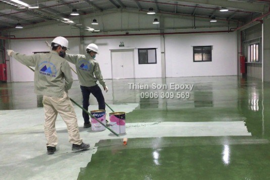 Thi công sơn Epoxy