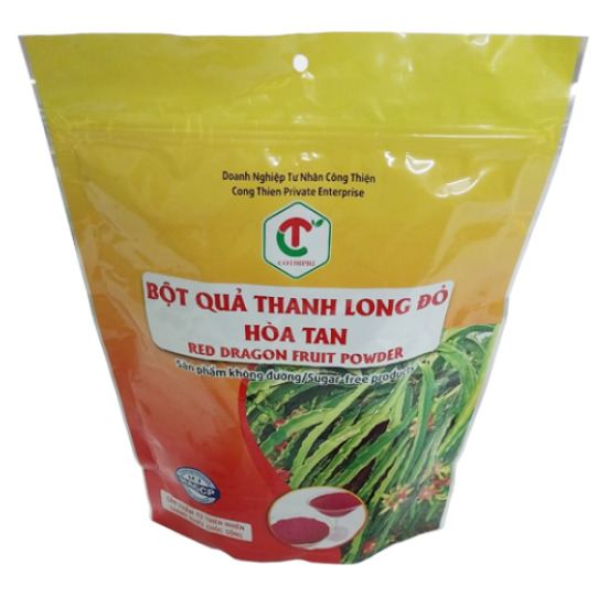 Bột trái thanh long đỏ nguyên chất