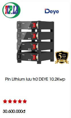 Pin Lithium lưu trữ DEYE 10.2KWP