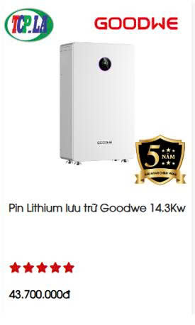 Pin Lithium lưu trữ Goodwe 14.3KW