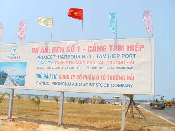 Thảm nhựa bê tông bến cảng Tam Hiệp - WEICOVINA - Công Ty Cổ Phần Wei Xern Sin Việt Nam