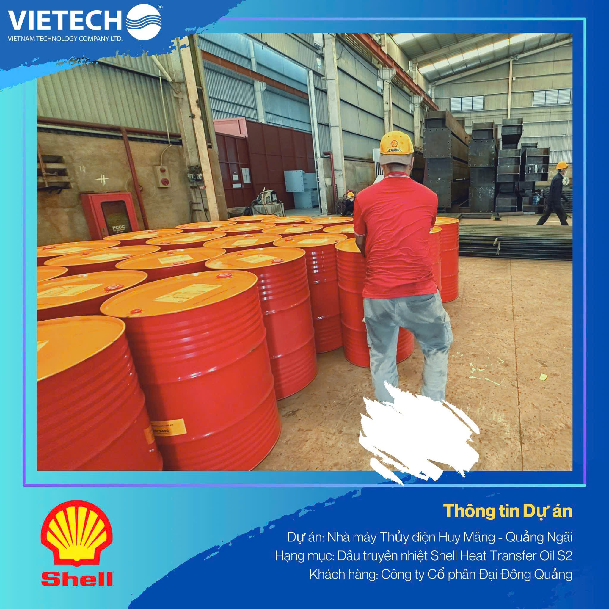 Dầu truyền nhiệt Shell Heat Transfer Oil S2 - Công Ty TNHH Kỹ Thuật Việt Nam