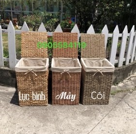 Giỏ lục bình hình chữ nhật - Mây Tre Dạ Lý Hương - Hộ Kinh Doanh Trần Thị Thu Hương