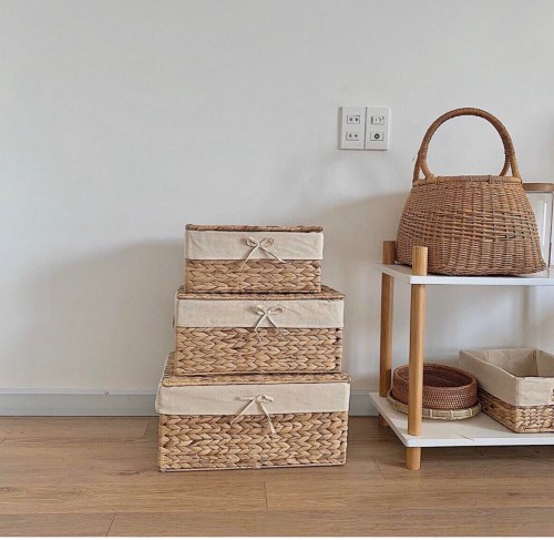 Giỏ lục bình hình chữ nhật - Mây Tre Dạ Lý Hương - Hộ Kinh Doanh Trần Thị Thu Hương