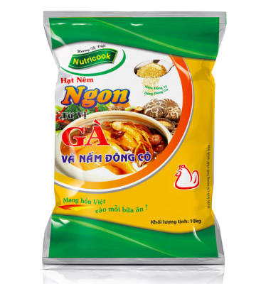 Hạt nêm Nutricook gà và nấm đông cô