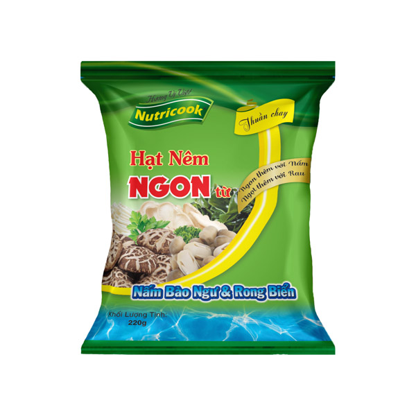 Hạt nêm chay nấm bào ngư và rong biển 200g