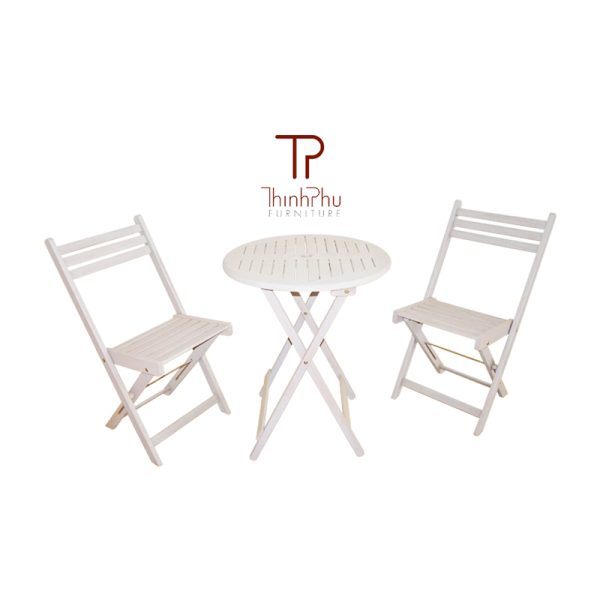 Bộ bàn ăn bistro tròn Marita-R-WW - Thịnh Phú Furniture - Công Ty TNHH Xuất Nhập Khẩu Thịnh Phú