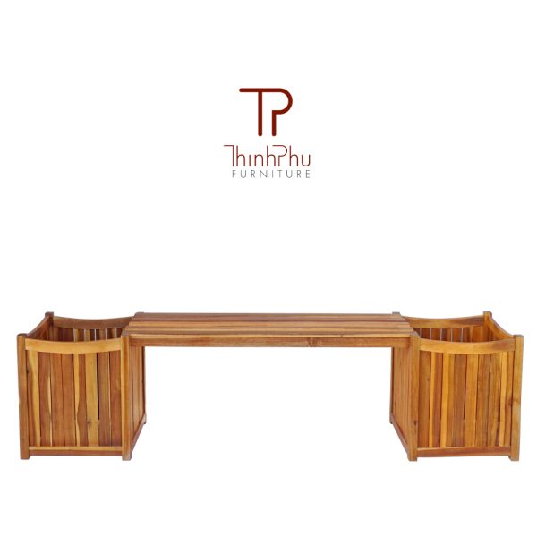 Ghế ngồi gỗ có chậu cây - Thịnh Phú Furniture - Công Ty TNHH Xuất Nhập Khẩu Thịnh Phú