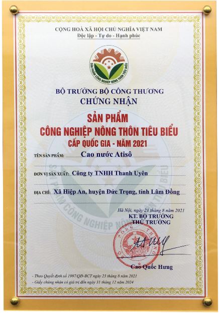  - Cao Trà Thanh Uyên - Công Ty TNHH Thanh Uyên