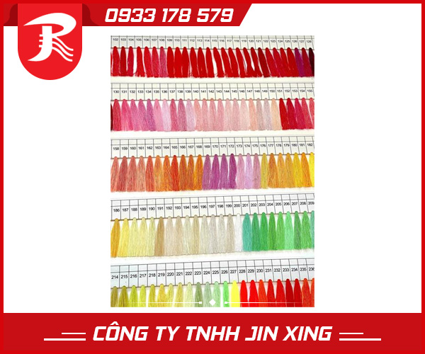 Chỉ bảng màu - Chỉ Jin Xing - Công Ty TNHH Jin Xing