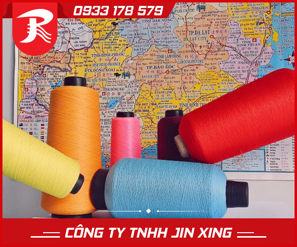 Chỉ tơ Nylon vắt sổ dệt mặt giày 100D/2, 70D/2 - Chỉ Jin Xing - Công Ty TNHH Jin Xing