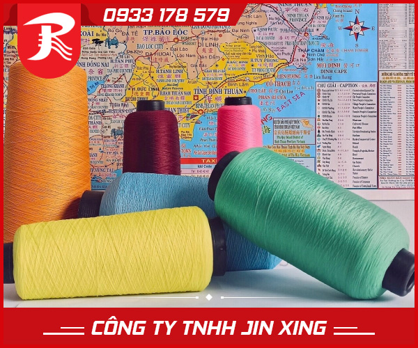 Chỉ tơ Nylon vắt sổ dệt mặt giày 100D/2, 70D/2 - Chỉ Jin Xing - Công Ty TNHH Jin Xing