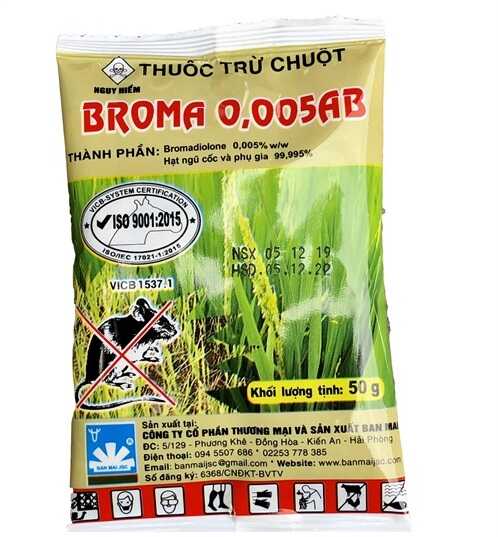 Thuốc diệt chuột Broma