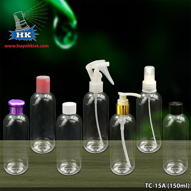 Bộ chai nhựa TC 15A 150ml - Nhựa Huỳnh Kiệt - Công Ty TNHH MTV Sản Xuất Thương Mại Huỳnh Kiệt