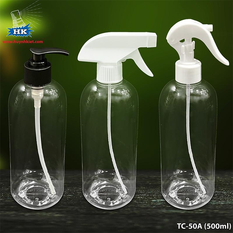 Bộ chai nhựa TC 50A 500ml - Nhựa Huỳnh Kiệt - Công Ty TNHH MTV Sản Xuất Thương Mại Huỳnh Kiệt