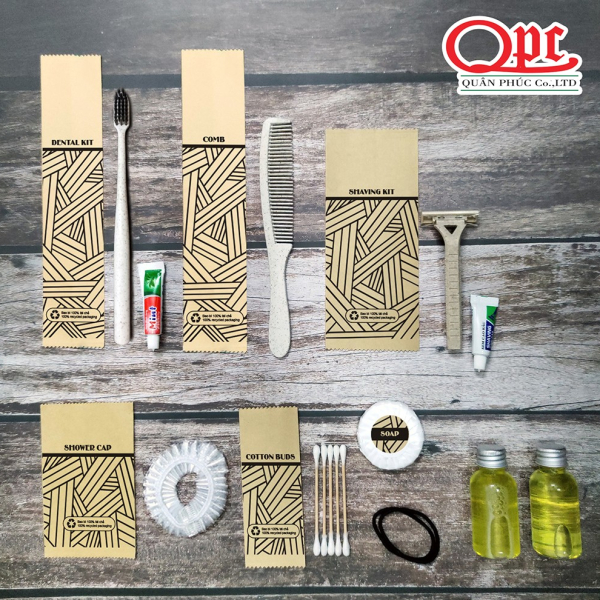 Bộ túi Kraft sọc đen - Đồ Dùng Khách Sạn Quân Phúc - Công Ty Trách Nhiệm Hữu Hạn Quân Phúc