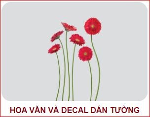 Hoa văn và decal dán tường