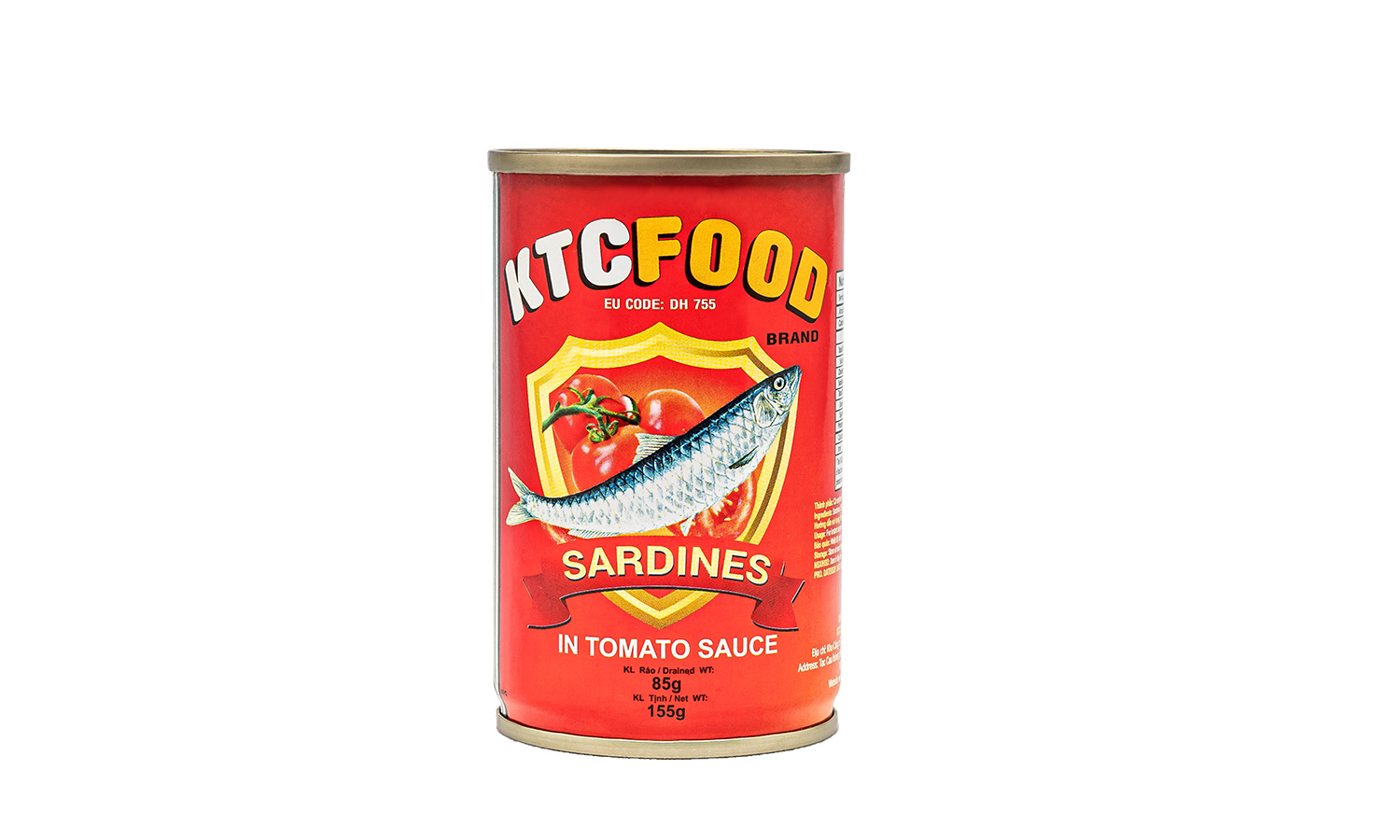 Sardines sốt cà - lon cao - Công Ty CP Thương Mại Kiên Giang