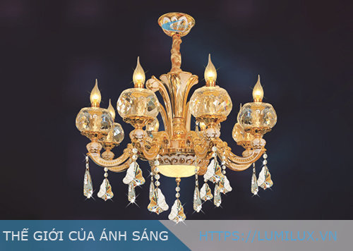 Đèn chùm - Đèn Hoàng Lê Phát - Công Ty TNHH Sản Xuất Thương Mại Hoàng Lê Phát