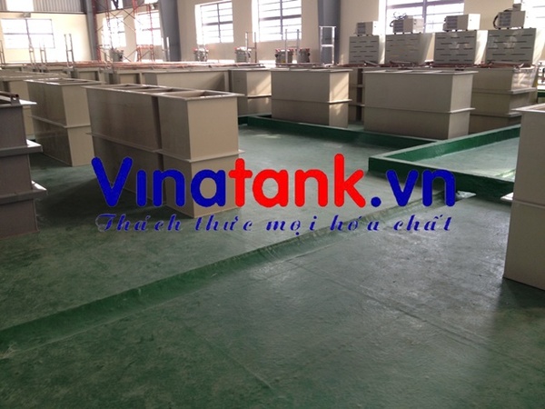 Bọc phủ composite nền bê tông nhà xưởng - Vinatank - Công Ty TNHH Cơ Khí Linh Phát