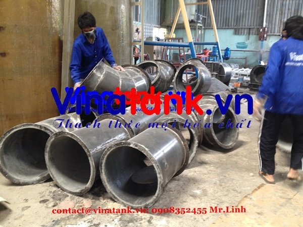 Bọc phủ composite ống dẫn - Vinatank - Công Ty TNHH Cơ Khí Linh Phát