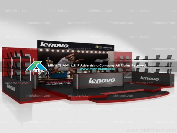 Booth Lenovo - Bảng Hiệu Quảng Cáo Minh Thành L.H.P - Công Ty TNHH Quảng Cáo Minh Thành L.H.P