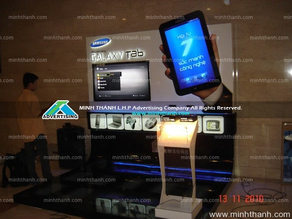 Booth Samsung Galaxy Tab - Bảng Hiệu Quảng Cáo Minh Thành L.H.P - Công Ty TNHH Quảng Cáo Minh Thành L.H.P