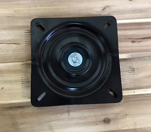 Mâm xoay 1 vòng bi 180x180x2.5 màu đen không vòng nhựa - Phụ Kiện Ngành Gỗ Cao Đạt - Công Ty TNHH Một Thành Viên Dịch Vụ Thương Mại Xuất Nhập Khẩu Cao Đạt