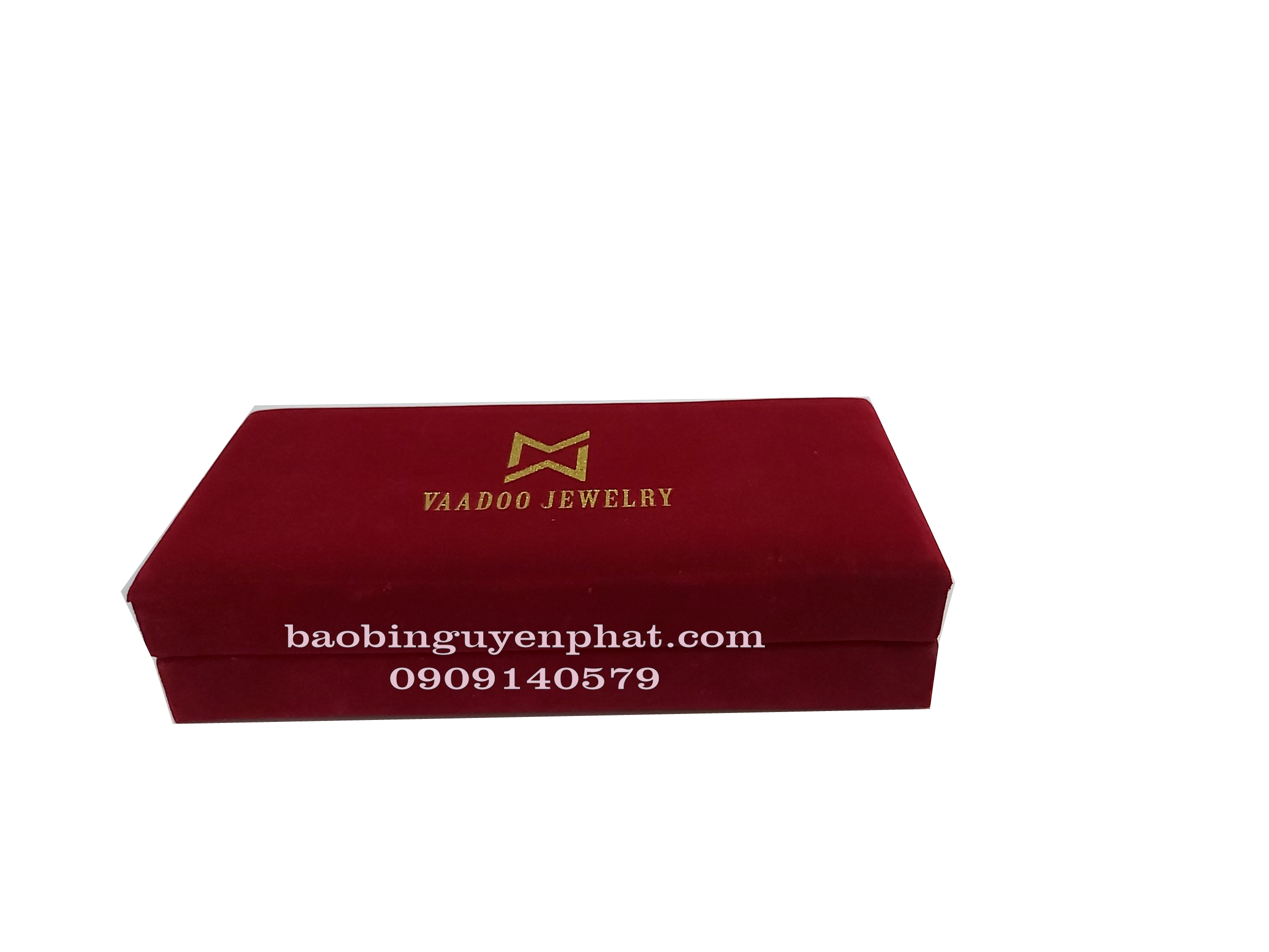 Gia công dán nhung lên hộp