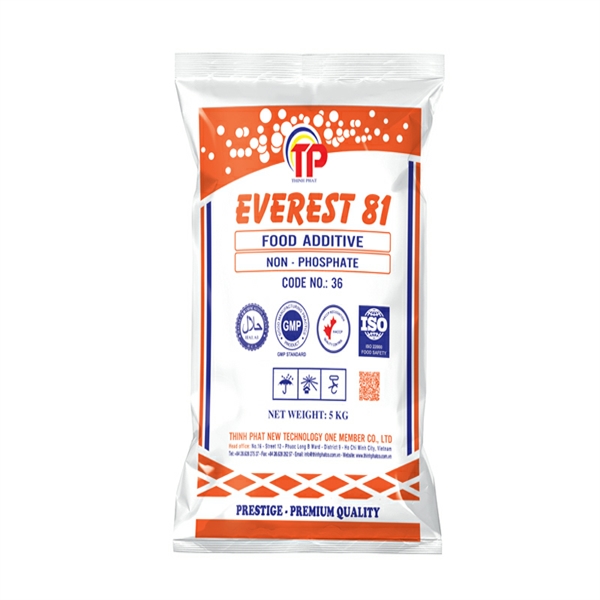 Phụ gia Everest 81 hỗ trợ làm sáng màu thủy sản - Phụ Gia Thực Phẩm Trường Thịnh - Công Ty Cổ Phần Đầu Tư Xây Dựng & Thương Mại Trường Thịnh