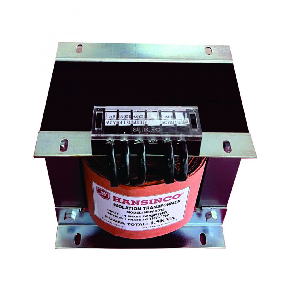Biến áp trần cách ly 1 pha 1.5KVA