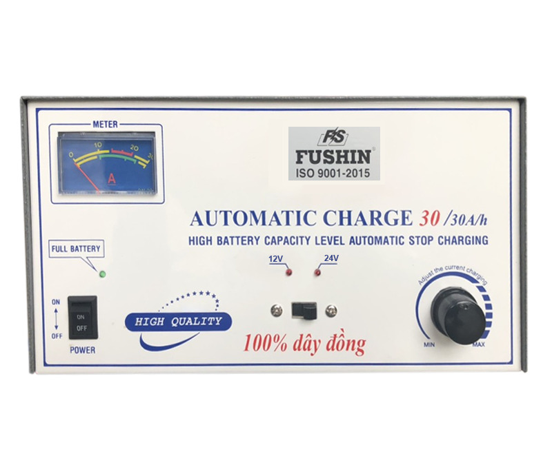 Máy sạc tự động ngắt 30A
