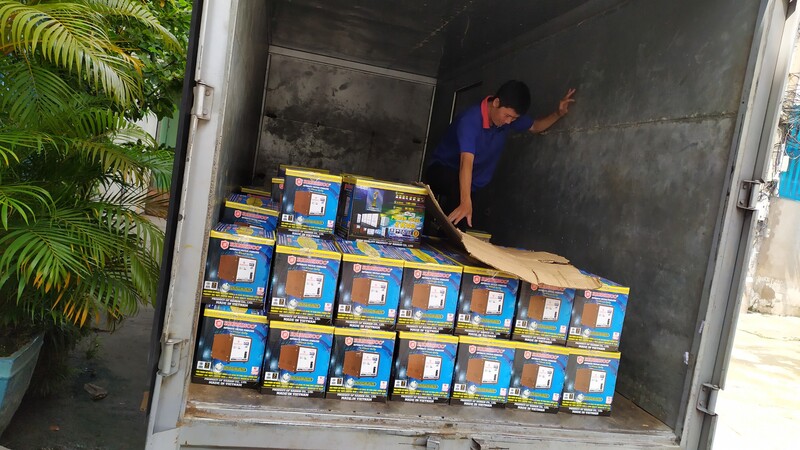 Hình ảnh kho hàng thực tế Thiên Phước