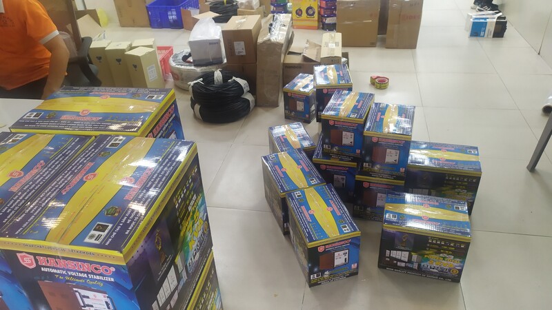 Hình ảnh kho hàng thực tế Thiên Phước