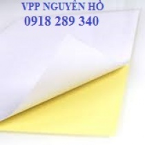 Decal A4 đế vàng