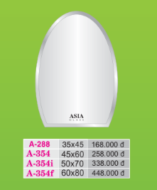 Gương soi vát trơn - Gương Soi Asia - Công Ty TNHH Kiếng á Châu