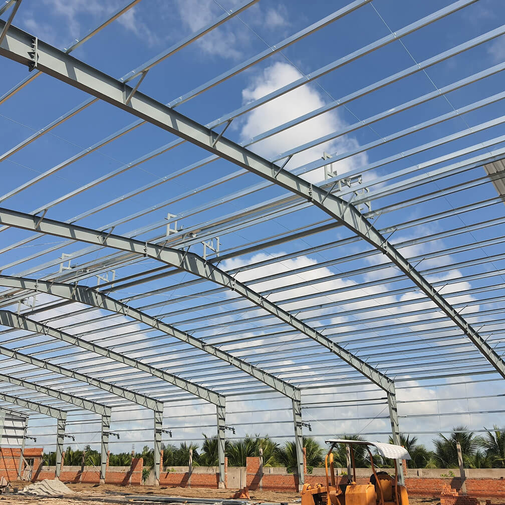 Khung nhà xưởng và kết cấu thép tiền chế - Thép Nam Việt - Công Ty TNHH Thương Mại Thép Nam Việt