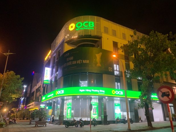 Thi công hệ thống biển hiệu OCB - Quảng Cáo Hồng Phúc - Công Ty TNHH Dịch Vụ Sản Xuất Thương Mại Quảng Cáo Hồng Phúc