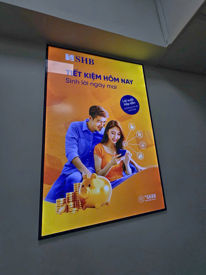 Thi công hệ thống biển hiệu SHB - Quảng Cáo Hồng Phúc - Công Ty TNHH Dịch Vụ Sản Xuất Thương Mại Quảng Cáo Hồng Phúc