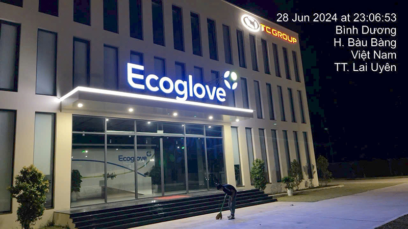 Thi công hệ thống biển hiệu Ecoglove - Quảng Cáo Hồng Phúc - Công Ty TNHH Dịch Vụ Sản Xuất Thương Mại Quảng Cáo Hồng Phúc