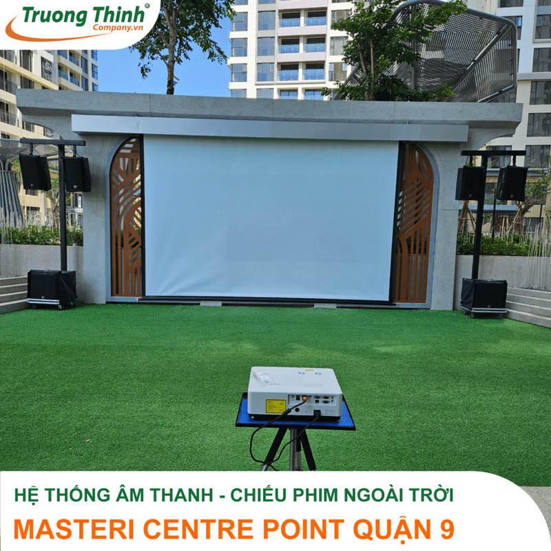 Hệ thống âm thanh chiếu phim ngoài trời Masteri Centre Point quận 9