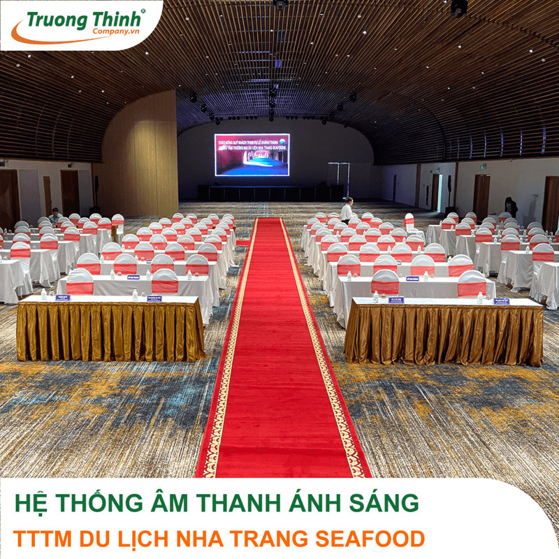 Hệ thống âm thanh ánh sáng TTTM du lịch Nha Trang Seafood